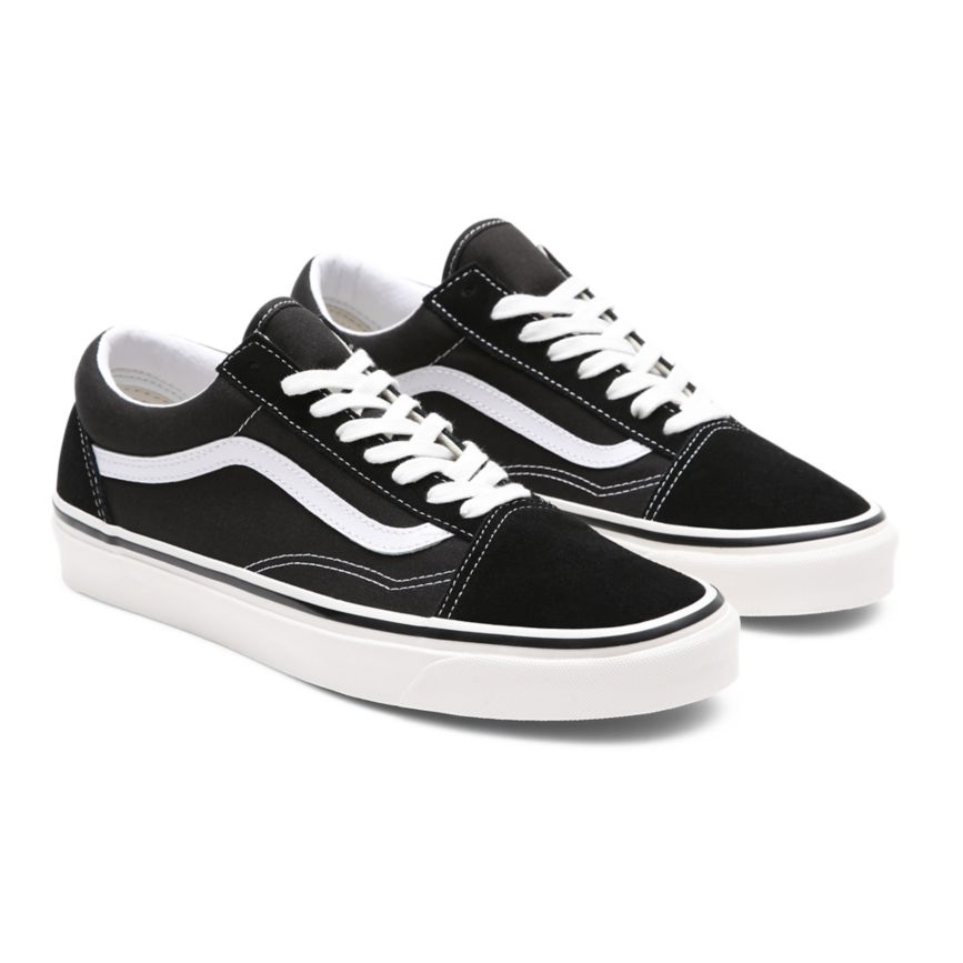 Vans Anaheim Factory Old Skool 36 DX Dam Svarta - Vans Låga Skor Outlet Sverige (BVICU2593)